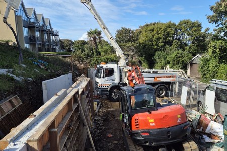 Cornwall Civils construction team at work on a project site